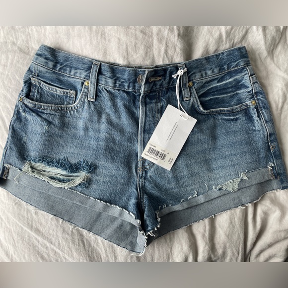 Frame | High Rise Denim Shorts - Picture 3 of 6